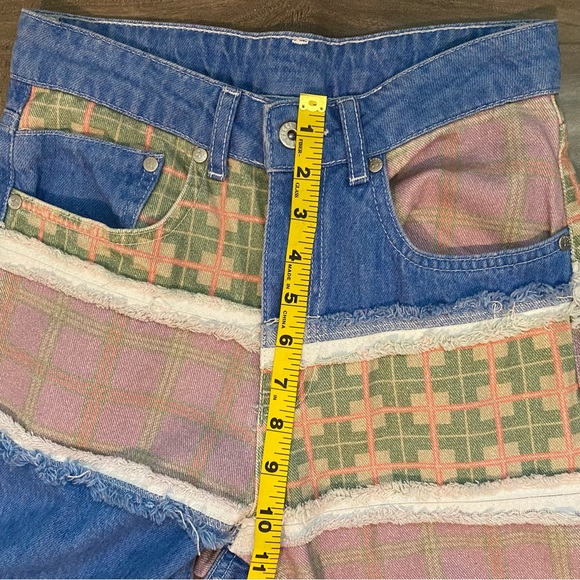 NWT The Ragged Priest Vision Patchwork High Rise Jeans - Picture 15 of 16